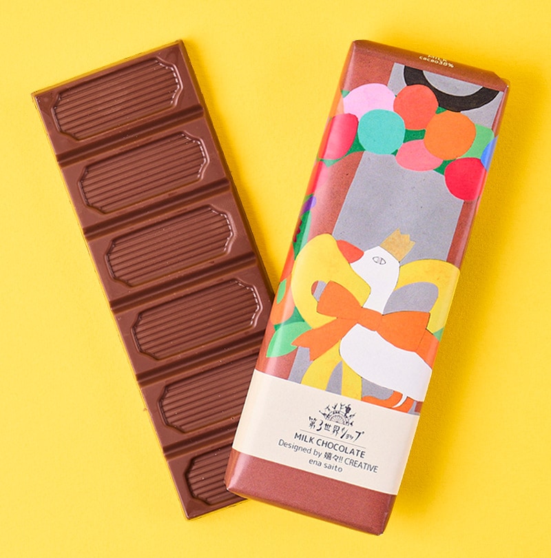 Artisan フェアトレード有機ミルクチョコレート（あひるちゃん） 40g