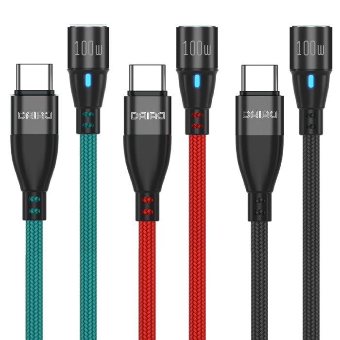【9PIN ケーブルのみ】USB C Type-C iPhone15 PD 100W マグネット 充電ケーブル I字 ストレート iPhone iPad Lightning MicroUSB  iPadPro MacBook Galaxy Android スマホ タブレット ノートパソコン 高速 急速 データ転送 LED