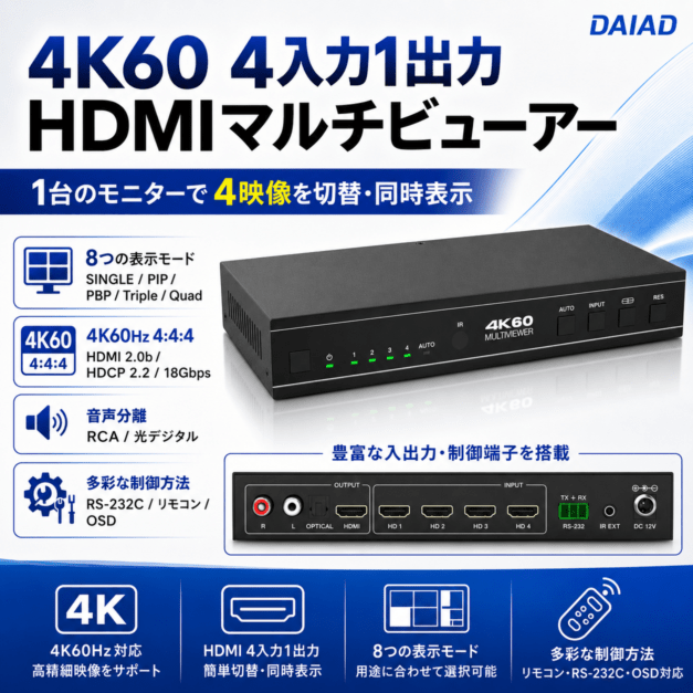 HDMI機器,HDMI 切替器 | DAIAD公式｜オンラインストア