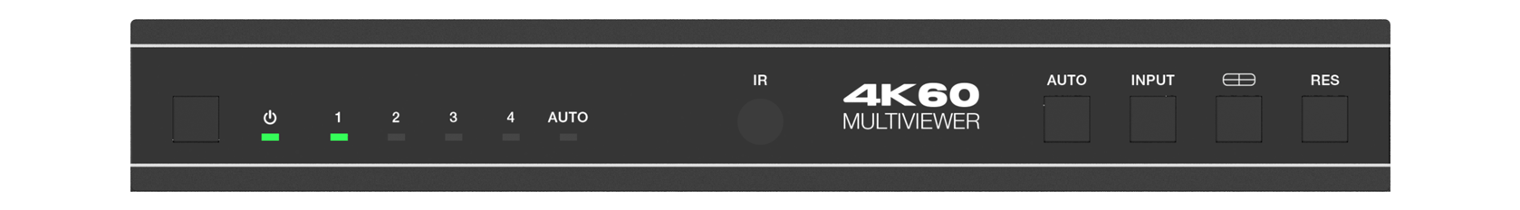 HDMI 4K@60Hz 4入力1出力 マルチビューワー シームレス ビデオスイッチャー 4画面分割「法人向け・お取り寄せ品」