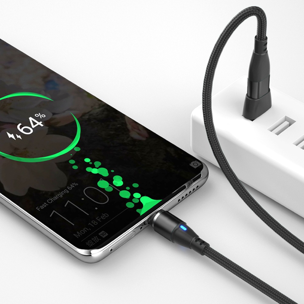 【9PIN 2本セット】PD100W マグネット充電ケーブル 全機種対応 3in1 高速充電 急速 iPhone iPad Lightning Micro USB Type-C Android スマホ タブレット 1m 2m