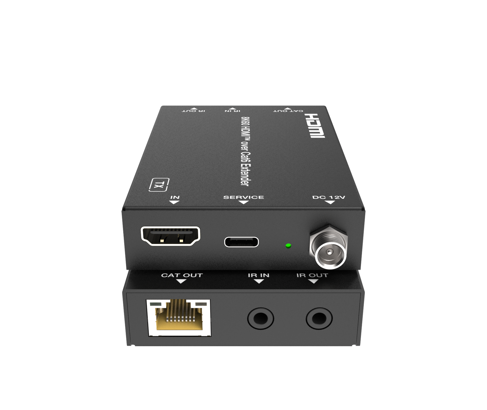HDMI延長器 8K60Hz 4K120Hz VRR対応 CAT6 50m HDMI2.1 48Gbps PoC給電対応 双方向IR対応 エクステンダー DHD-Y8K-50M
