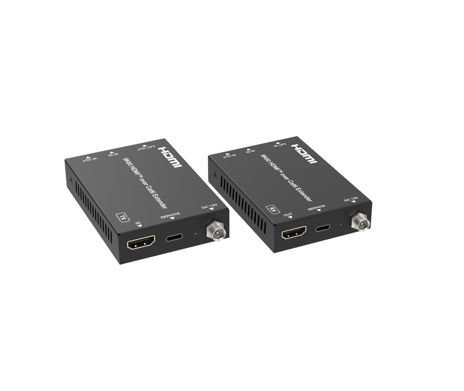 HDMI延長器 8K60Hz 4K120Hz VRR対応 CAT6 50m HDMI2.1 48Gbps PoC給電対応 双方向IR対応 エクステンダー DHD-Y8K-50M