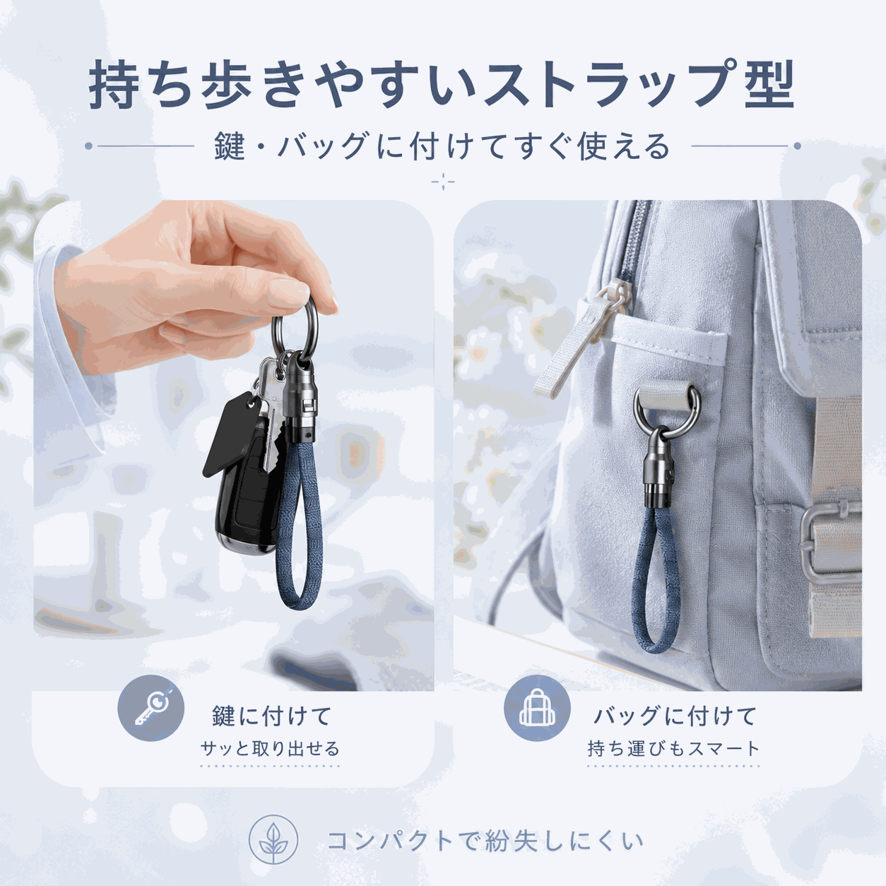 PD240W対応 Type-C ナイロンストラップケーブル｜短いCtoC充電・データ転送対応モデル DTC-STP-NYL