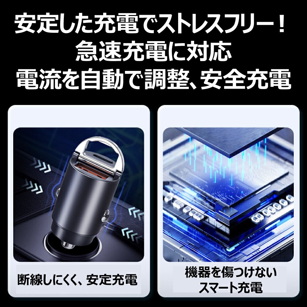 DAIAD シガーソケット USBチャージャー [PD 20W / 2ポート]