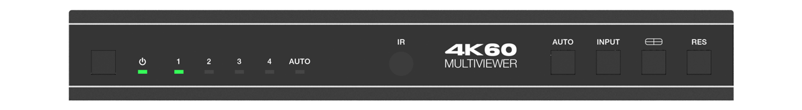 HDMI 4K@60Hz 4入力1出力 マルチビューワー シームレス ビデオスイッチャー 4画面分割「法人向け・お取り寄せ品」