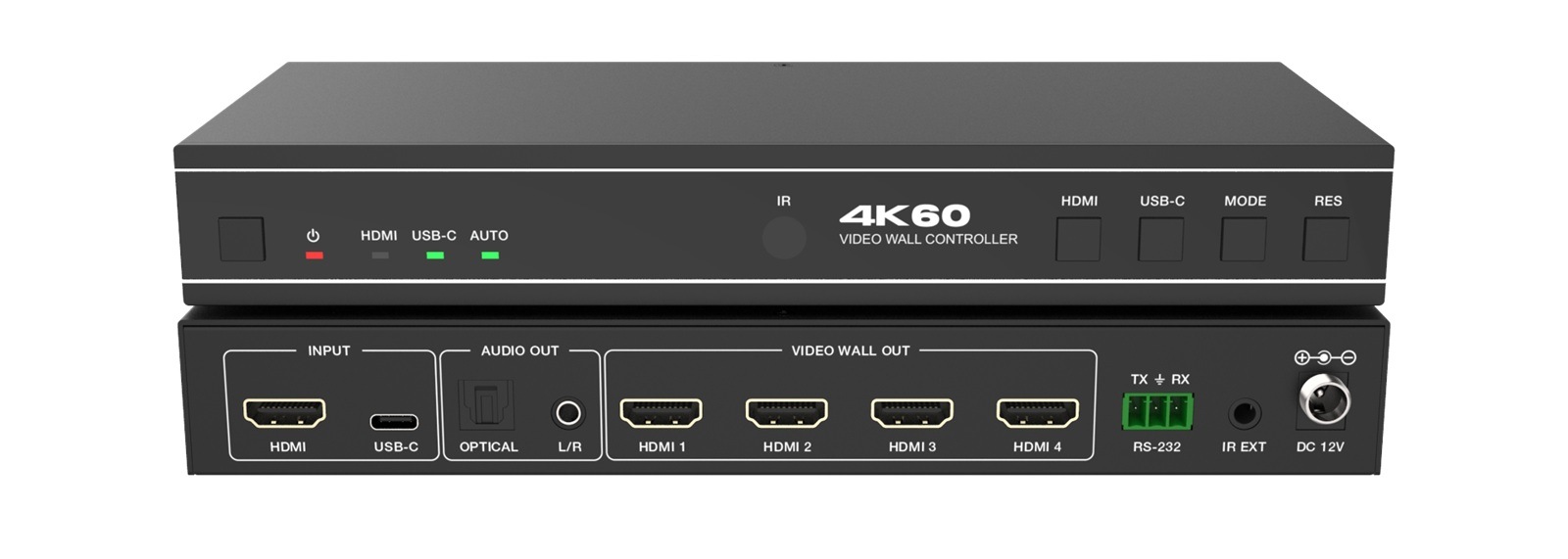 HDMI 1入力4出力 ビデオウオール コントローラー 4K@60Hz「法人向け・お取り寄せ品」