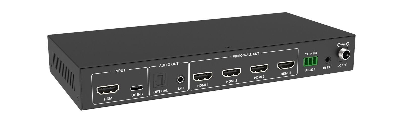 HDMI 1入力4出力 ビデオウオール コントローラー 4K@60Hz「法人向け・お取り寄せ品」