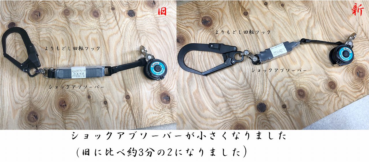 新規格】【墜落制止用器具】 WDR/RNC-M51S-F8 ポリマーギア ダブル