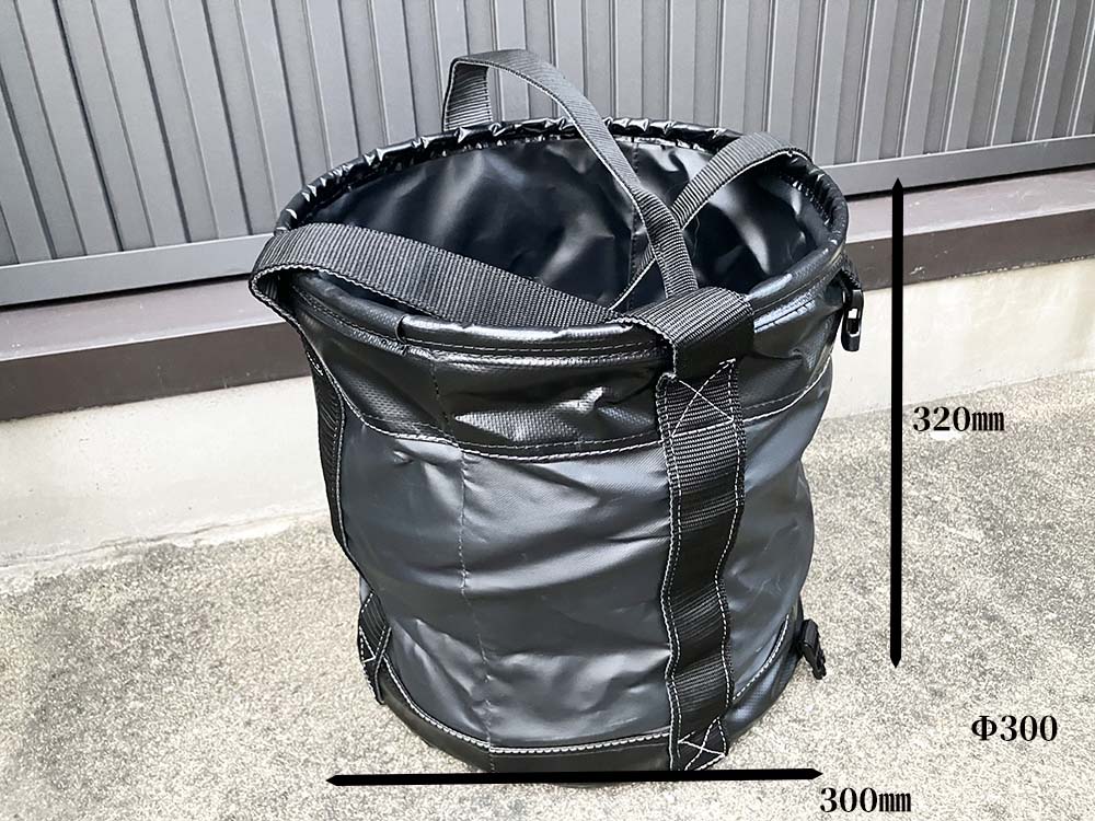 SK11 ポップアップ荷揚げバケツ W300xH320 Φ300 最大使用荷重100kg