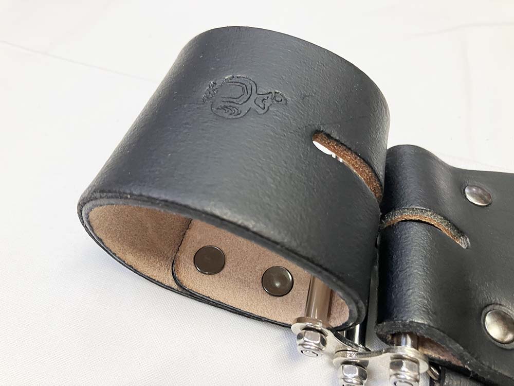 コヅチ 3連チェーン モンキー、ラチェット2段差 床皮サック CH-01 BK