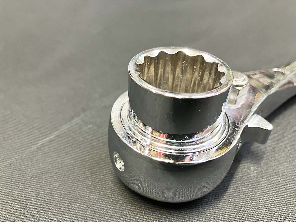 マストツール MUSTTOOL ショートラチェットレンチ 17×21 八角グリップ