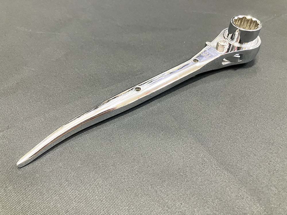 マストツール MUSTTOOL ショートラチェットレンチ 17×21 八角グリップ