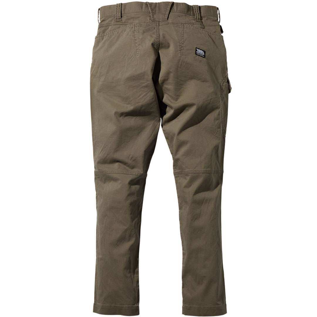 リベイロ　ポケットカーゴパンツ ロングコードジップ装飾ポケットデニムカーゴパンツ / ワイドパンツ