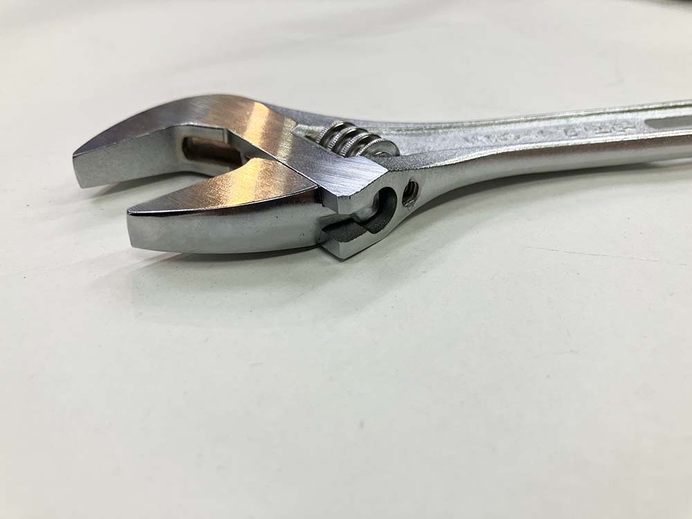 TOP モンキーレンチ 鳶仕様エコワイド 17㎜メガネ付き 8㎜～30㎜ 全長