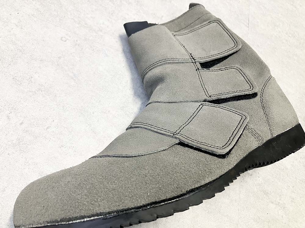 椿モデル】 高所用安全靴 本革 ベロア マジックテープ JIS規格適合品