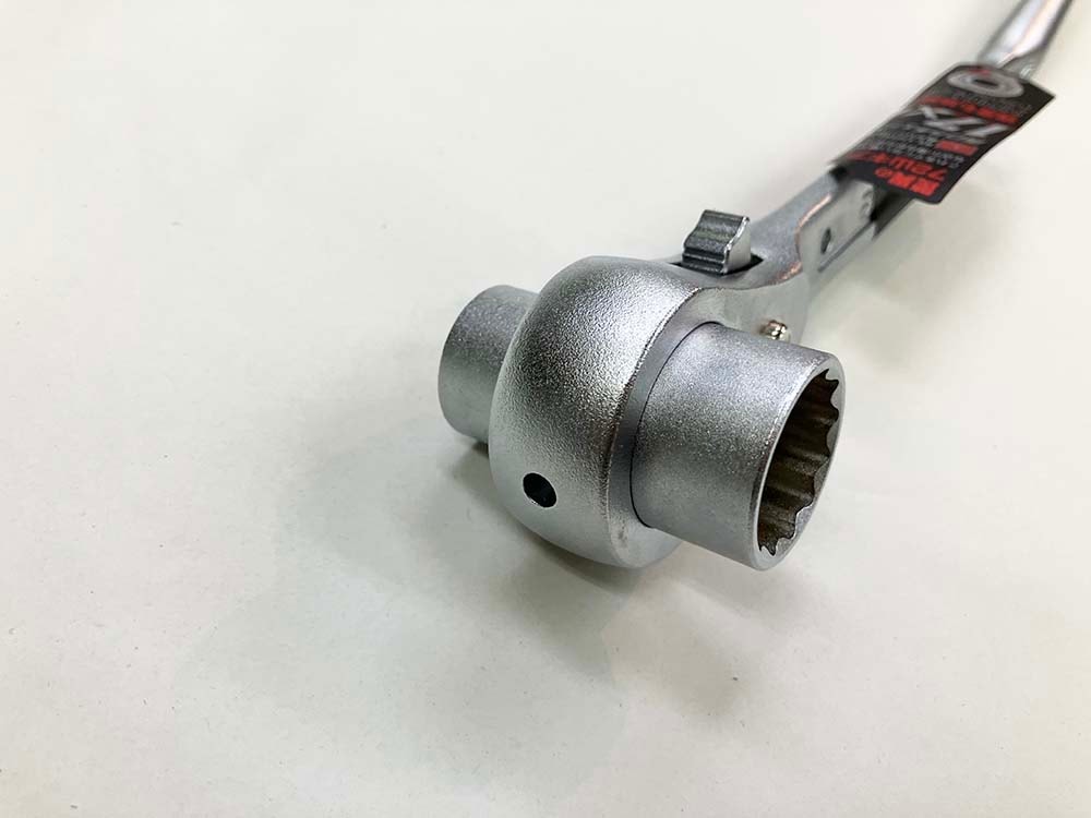 SK-11 両口ラチェットレンチ 17×21 ギア72山 曲がりシノ RS1721GL