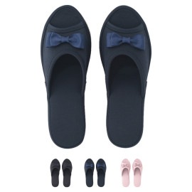 おウチスリッパ ヒールプチリボン DF2021-05