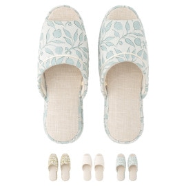 おウチスリッパ 前開きエレガントグラス DF22H19b