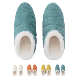 おウチスリッパ ムートンコーデュロイ DF22D03/DF22D03-1