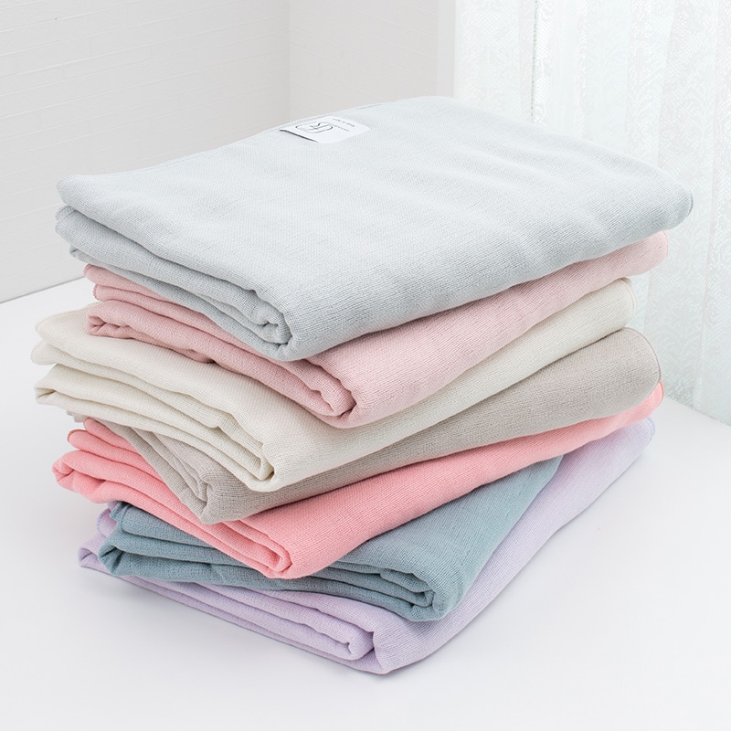 ファビュラスタイル エアリーガーゼ(6重織) ハーフブランケット