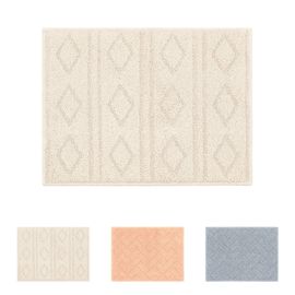 ナチュラルリネン[リネンアート] バスマット 45×60cm