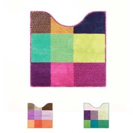 マルチカラー トイレマット 60×60cm