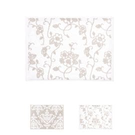 デイリーズタオル バスマット 40×55cm [ダマスク / アイビーフラワー]