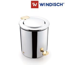 WINDISCH ウィンディッシュ <br>ダストボックス[フタ付](89100) クローム/ゴールド