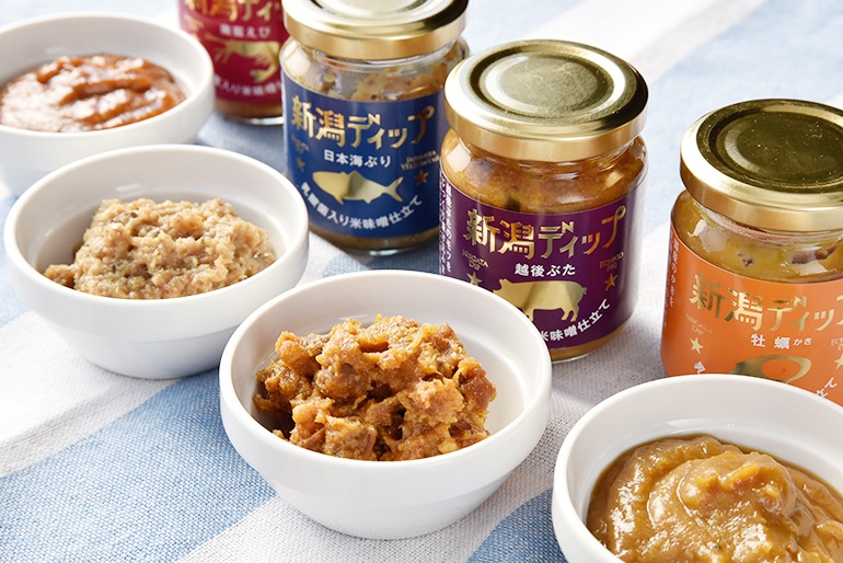 お米由来の乳酸菌入みそ　新潟ディップ 4本セット