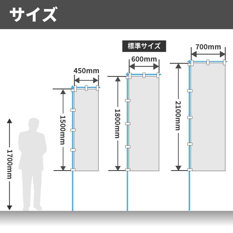 低価格 複数デザイン のぼり旗 のぼり 【サイズ：45×180 90枚】【データ入稿追加注文用】 送料無料 完全データ入稿、以前ご注文 その他 