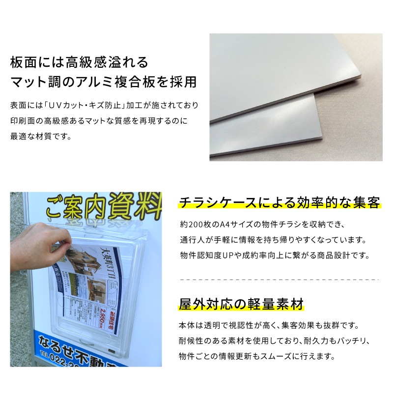 A型看板 チラシケース付き 「オープンハウス」 AKS-IP-7 | のぼり旗
