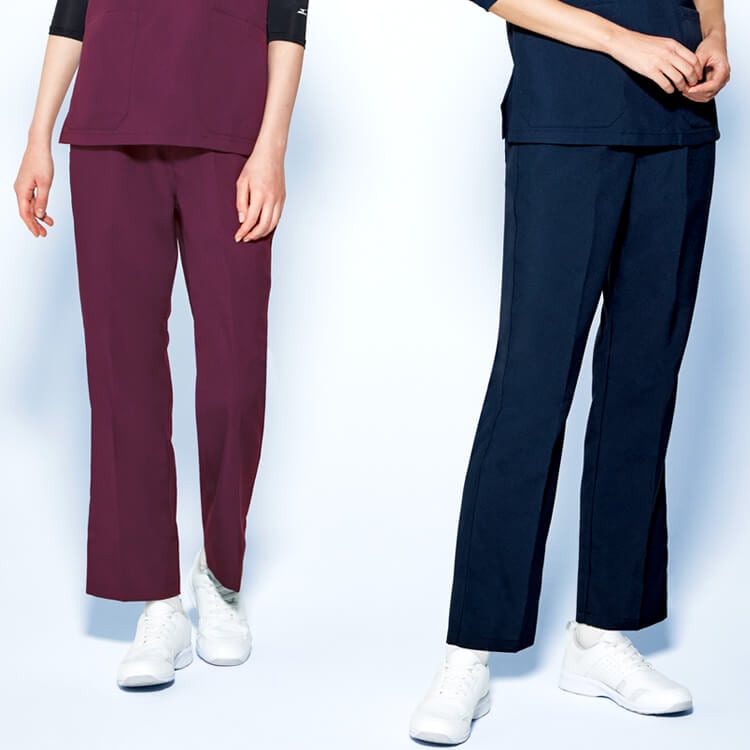 【ミズノ スクラブパンツ】MIZUNO・男女兼用・制菌制電  5色 工業洗濯可　看護師ズボン/医師