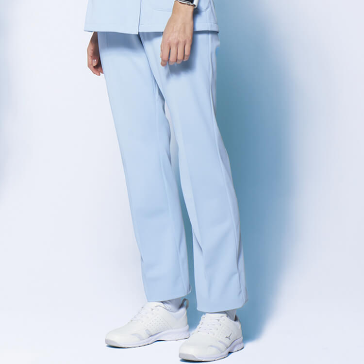 【ミズノ ナースパンツ】MIZUNO・看護白衣ズボン女性用・股下ハーフメイド82cm 3色/レディース (CHIMZ0070)