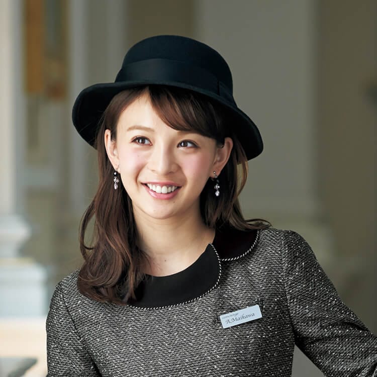 【企業受付帽子】 業務用ハット・ウール100%  バスガイド制服/ショールームユニフォーム