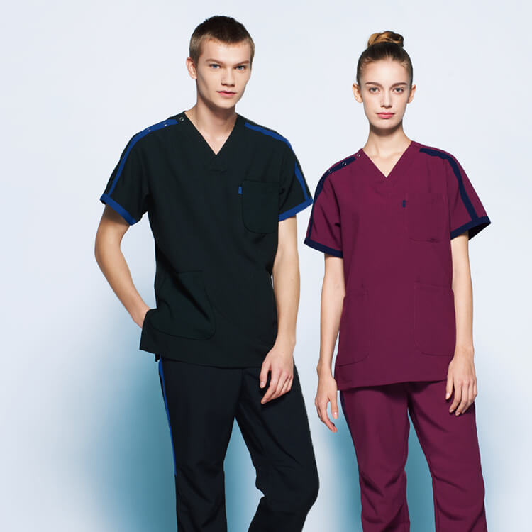 【ミズノ スクラブ 男女兼用】 MIZUNO・消臭素材・ストレッチ　SS～5L 10色 ナースウェア/医師白衣