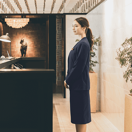 【事務服ジャケット】オフィス制服「腕まわりが楽に動く」2WAYストレッチ・静電気防止  内ポケット