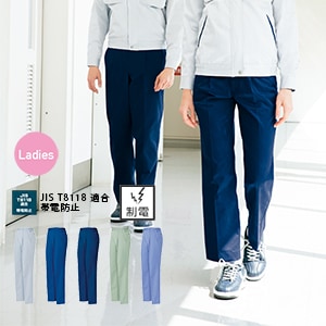 作業着ズボンレディースの通販 作業服女性用パンツ・ウエストゴム e-UNIFORM
