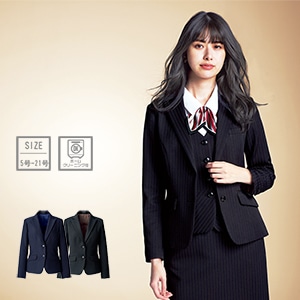【事務服ジャケット】 会社制服・家庭洗濯可  5～21号  2色 (BOMAJ0269)