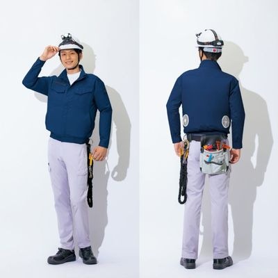 空調服 長袖｜男女兼用・熱中症対策・扇風機ウェア・大きいサイズ 5L