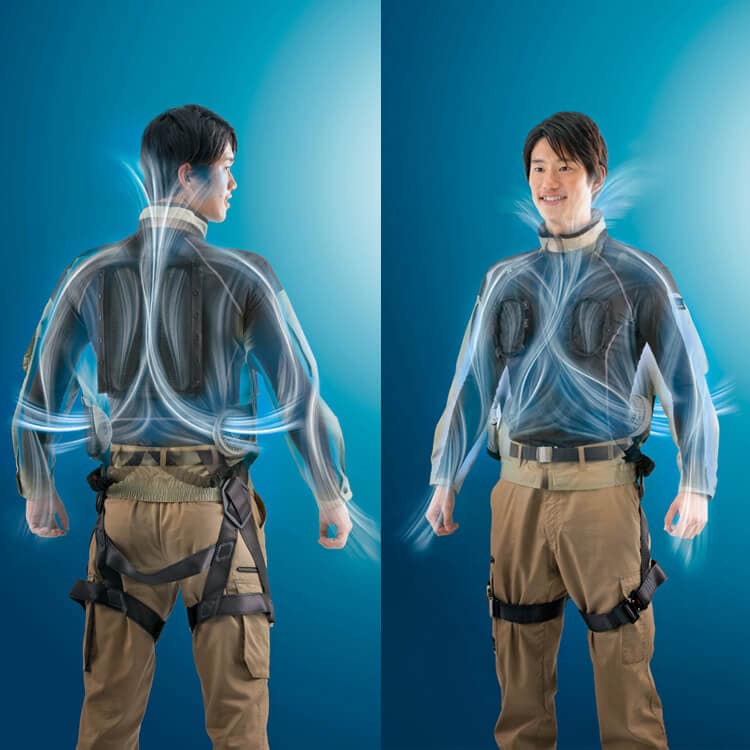 空調服 長袖「ハーネス対応 作業服」人気のファン付きウェア・熱中症