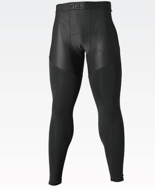 【作業服インナー コンプレッションタイツ】 消臭機能 ストレッチ　帯電防止 吸汗速乾  S～3L/ブラック TSデザイン