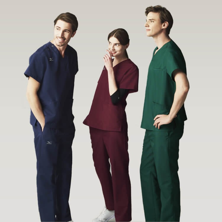 【ミズノ スクラブパンツ】MIZUNO・男女兼用・抗ウイルス・ストレッチ・吸汗速乾 制電 白衣　SS～3L 4色  看護師/医師 ドクター (CHIMZ0232)