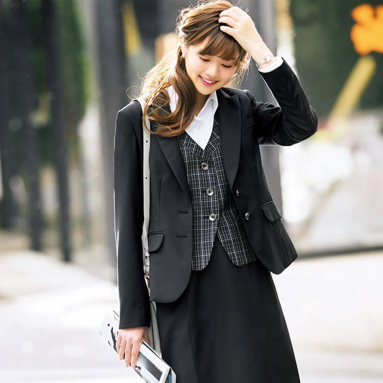 エンジョイ] ユニフォーム 制服 受付 カーシーカシマ ノワール ロング