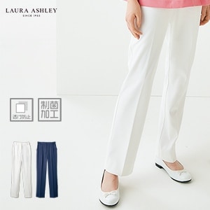 【ナース服パンツ】 透け防止素材・帯電防止・防汚・ストレッチ S～4L 看護師ズボン レディース/ローラ アシュレイ