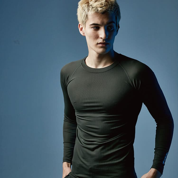 【作業着インナーコンプレッション 夏向き】 消臭メッシュ構造・生地薄目・吸汗速乾  UVカット S～3L 3色/TSデザイン