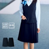 事務服 プリーツスカート｜ボンマックス・後ろゴム・通年素材・店舗