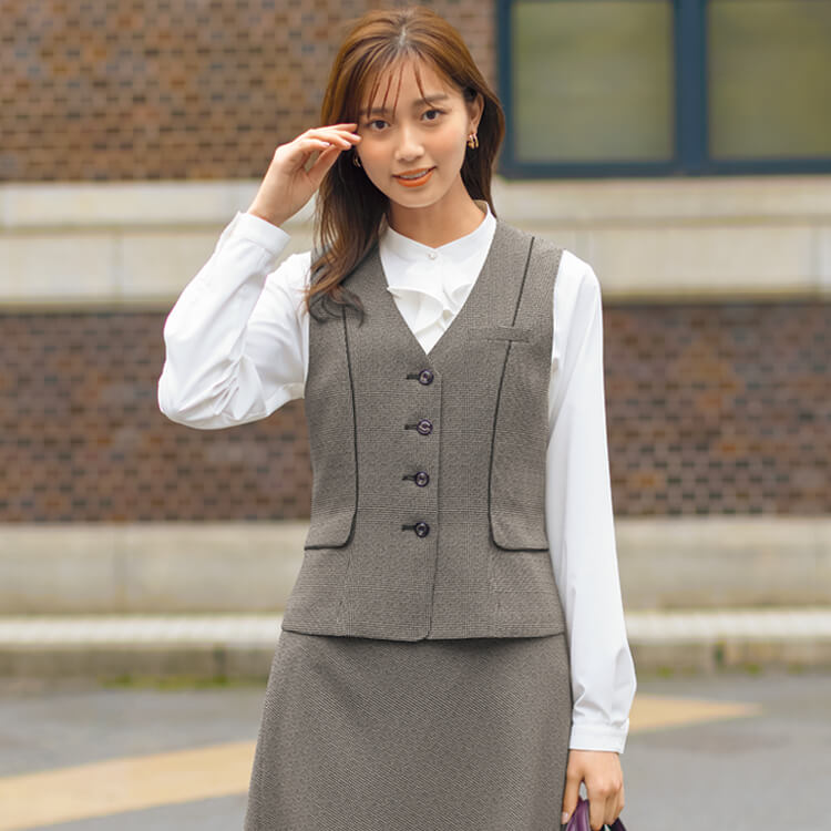 事務服♡ベスト♡ 事務服ベストの通販－おしゃれ会社制服・オフィスユニフォーム