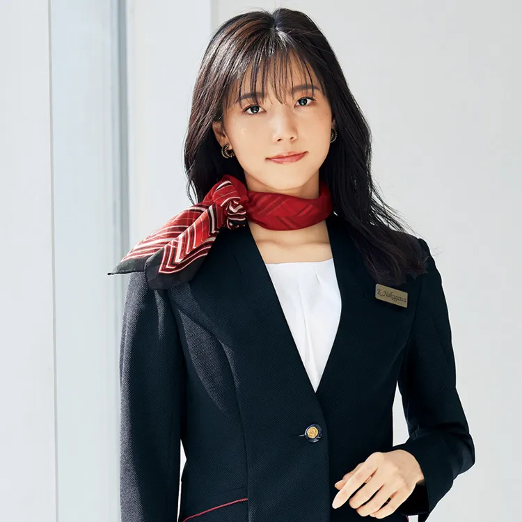 ジャケット事務服 秋冬向き｜アンジョア・高級感のあるツイード調
