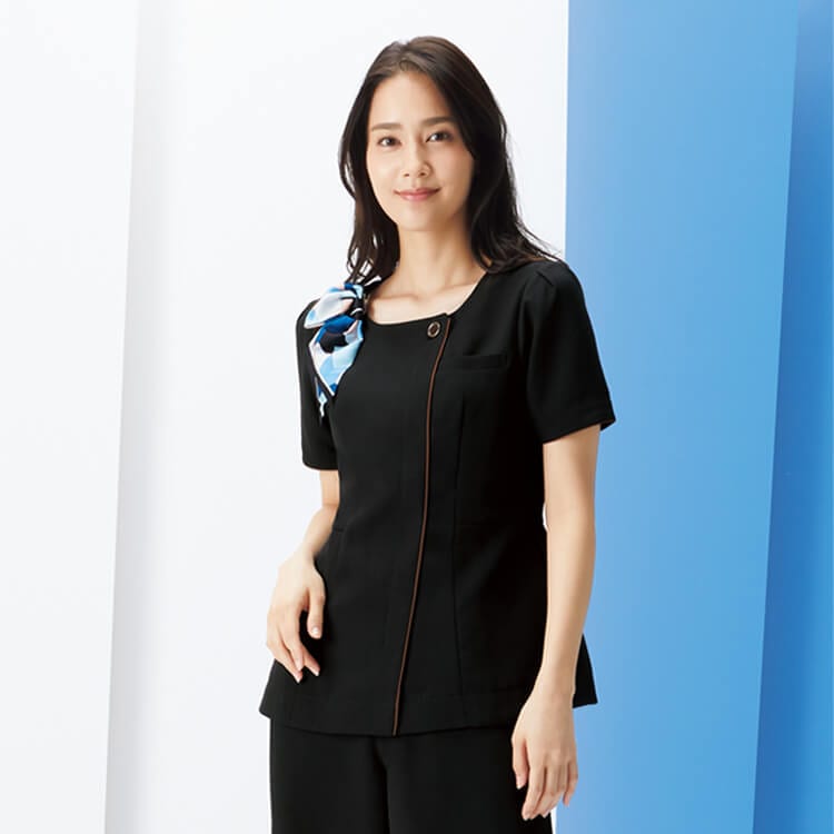 【エステサロン制服 ワンピース】 レディース  SS～4L 3色  ナース服/クリニック看護士 女性用